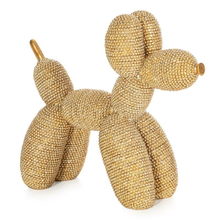 Eurofirany, figurka dekoracyjna, Eldo, 18-7-16 cm, złoty