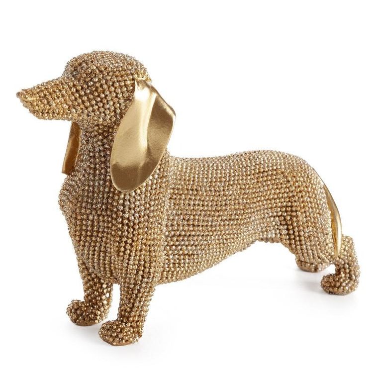 Eurofirany, figurka dekoracyjna, Eldo, 19-6-12 cm, złoty