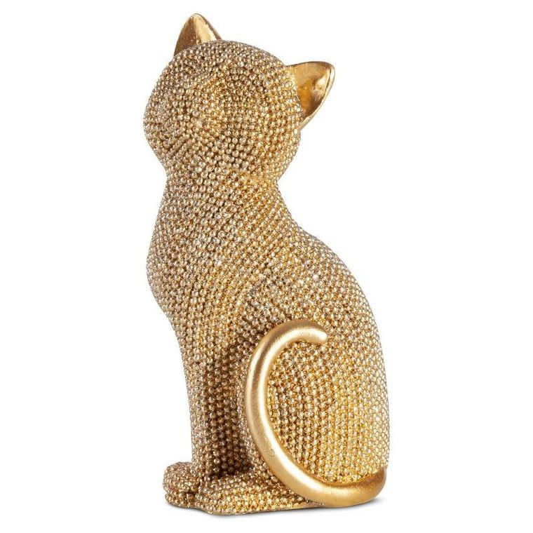 Eurofirany, figurka dekoracyjna, Eldo, 7-6-15 cm, złoty