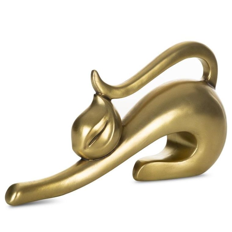 Eurofirany, figurka dekoracyjna, Kati, 28-7-16 cm, złoty