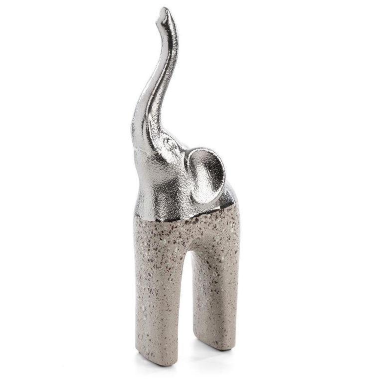 Eurofirany, figurka dekoracyjna, Laila, 12-7-35 cm, srebrny