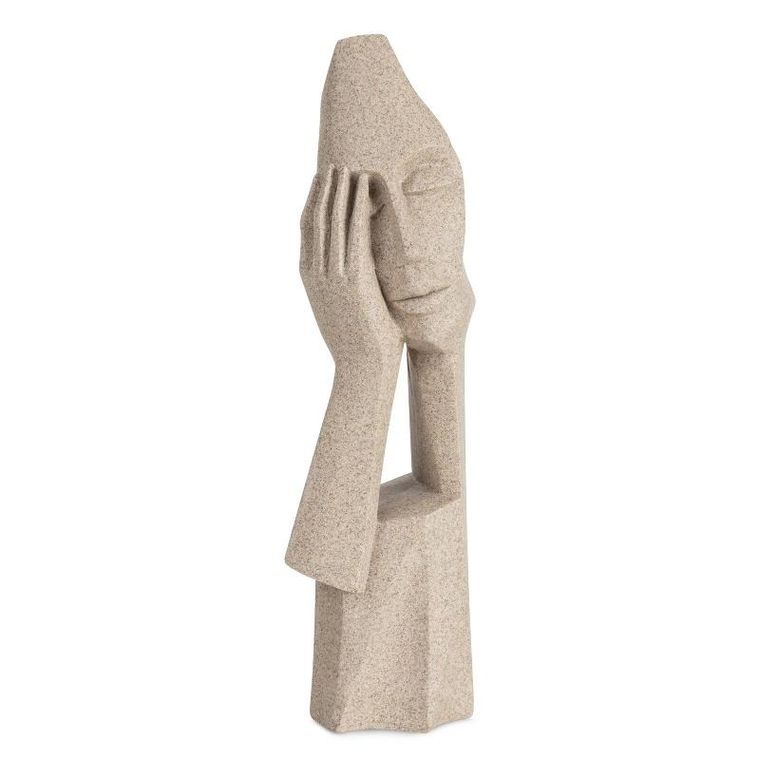 Eurofirany, figurka dekoracyjna Logan, 10-9-33 cm, beżowy