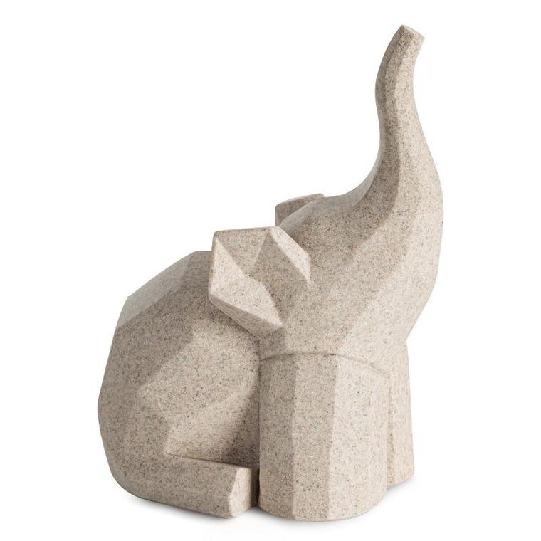 Eurofirany, figurka dekoracyjna Logan, 16-12-21 cm, beżowy