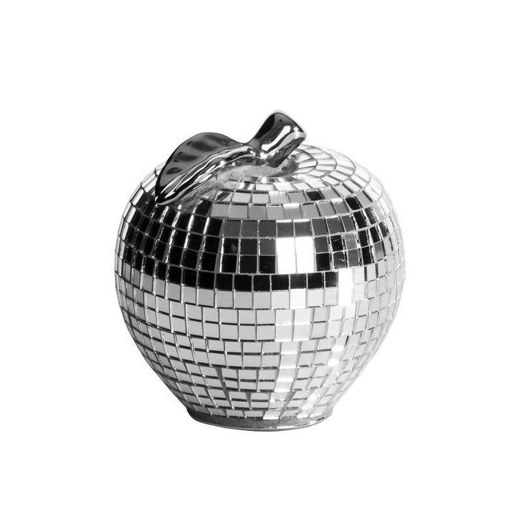 Eurofirany, figurka dekoracyjna, Mirona, 9-9-11 cm, srebrny