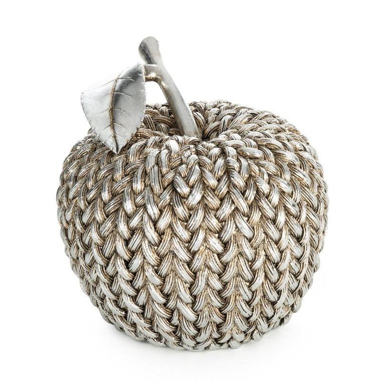 Eurofirany, figurka dekoracyjna, Moli, 13-13-13 cm, srebrny