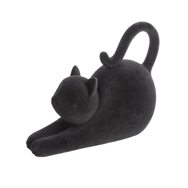 Eurofirany, figurka dekoracyjna Moly, 23-10-17 cm, czarny