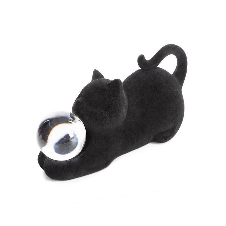 Eurofirany, figurka dekoracyjna Moly, 26-11-12 cm, czarny