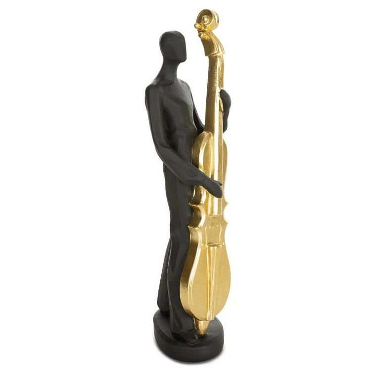 Eurofirany, figurka dekoracyjna, Rico, 10-9-34 cm, czarny