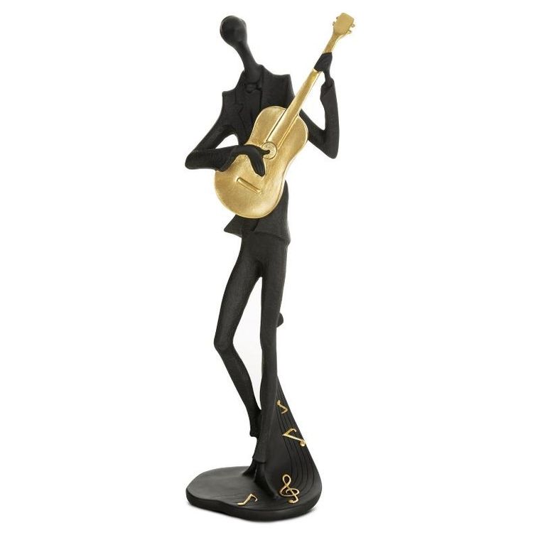 Eurofirany, figurka dekoracyjna, Rico, 13-9-37 cm, czarny