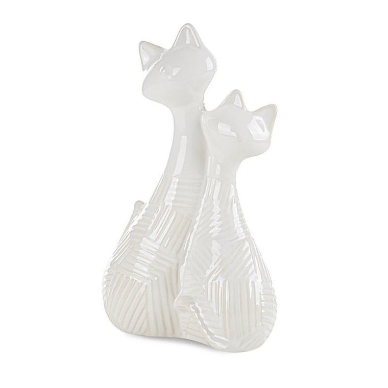 Eurofirany, figurka dekoracyjna, Romina, 19-10-29 cm, kremowy