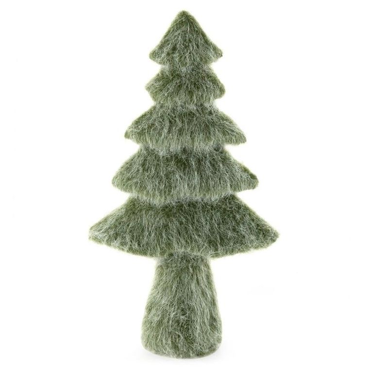 Eurofirany, figurka świąteczna, 17-9-32 cm, zielony