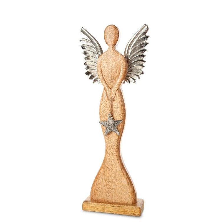 Eurofirany, figurka świąteczna, 19-7-47 cm, brązowy