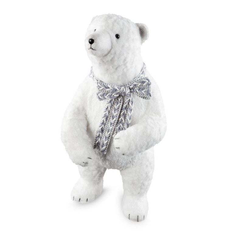 Eurofirany, figurka świąteczna, 28-27-53 cm, biały