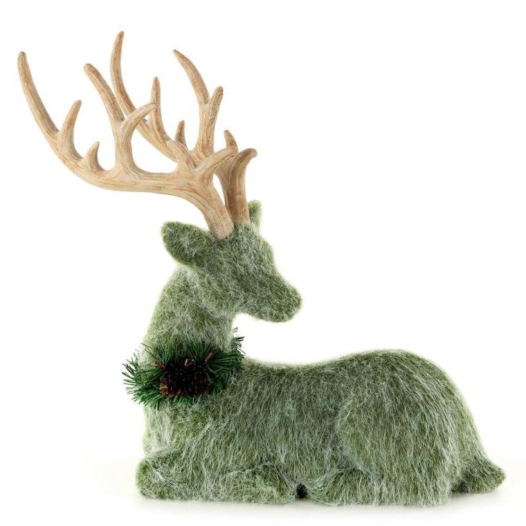 Eurofirany, figurka świąteczna, 30-12-40 cm, zielony