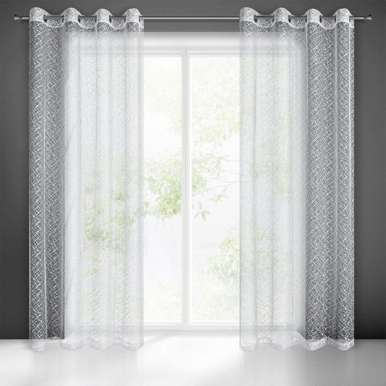 Eurofirany, firana gotowa, Amanda, 140-250 cm, biały