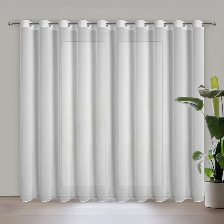 Eurofirany, firana gotowa, Ariadna, 2, 350-250 cm, biały