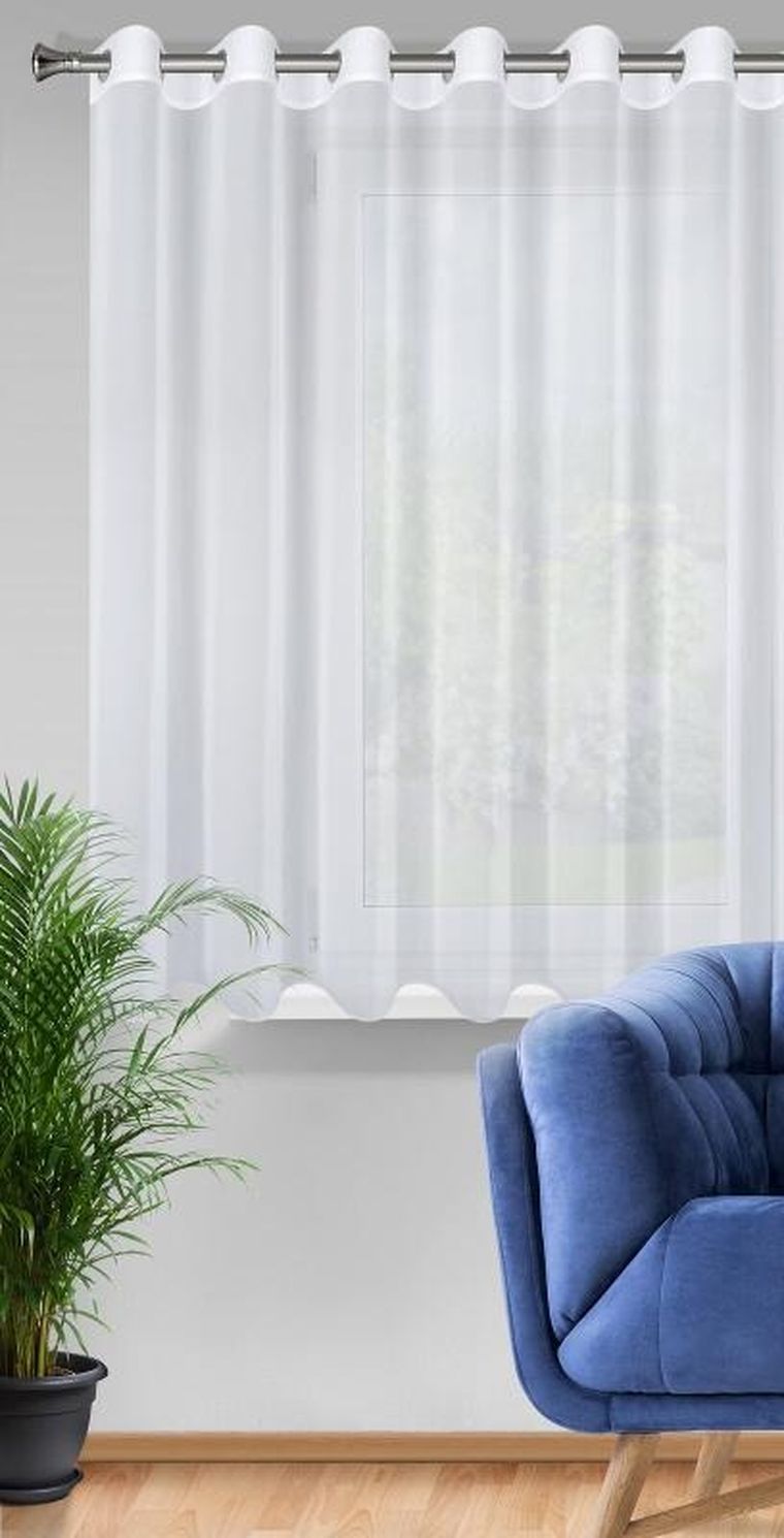 Eurofirany, firana gotowa, Arleta, 295-160 cm, biały