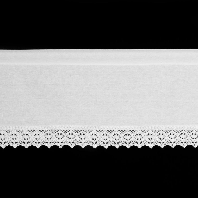 Eurofirany, firana gotowa, Clarie, na taśmie, 150-30 cm, biały