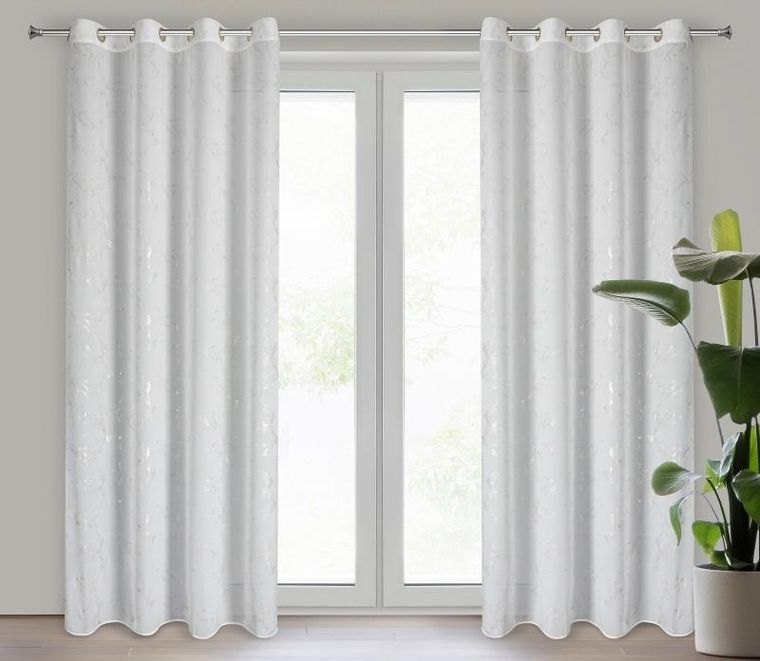 Eurofirany, firana gotowa, Iva, 140-270 cm, biały