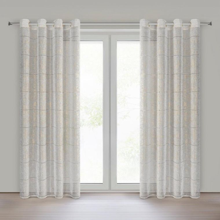 Eurofirany, firana gotowa, Katy, 140-250 cm, biały