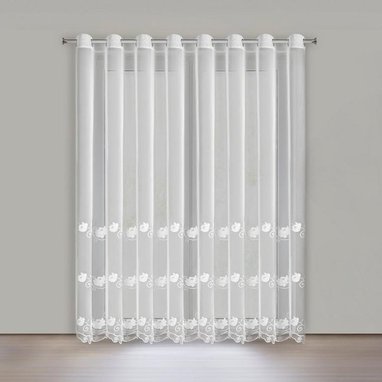 Eurofirany, firana gotowa, Leti, 350-260 cm, biały