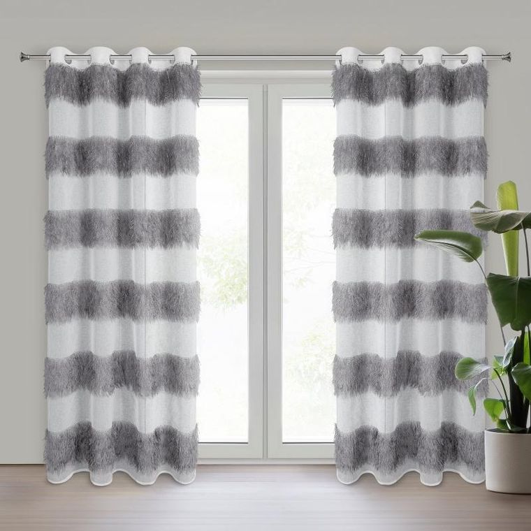 Eurofirany, firana gotowa, Margaret, 140-250 cm, biały