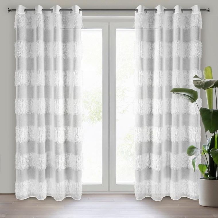 Eurofirany, firana gotowa, Margaret, biały