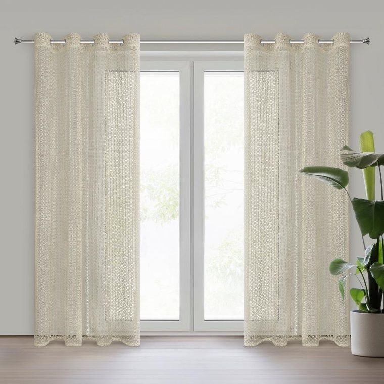 Eurofirany, firana gotowa, Mirella, 140-250 cm, beżowy