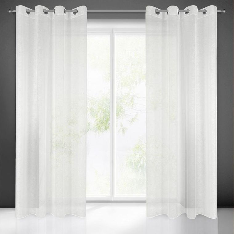 Eurofirany, firana gotowa, Rebecca, 140-250 cm, kremowy