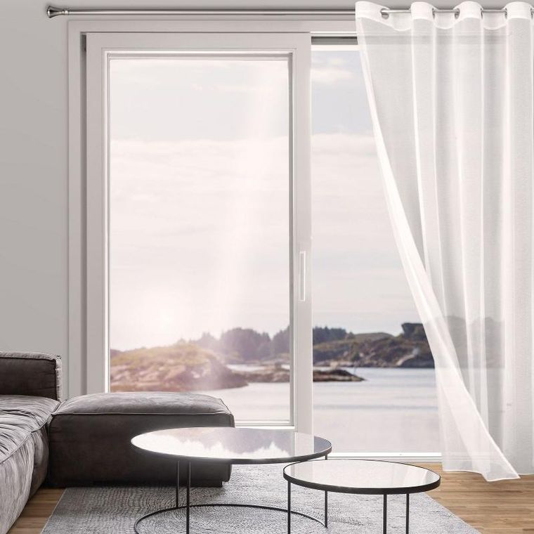 Eurofirany, firana gotowa tamina 140-250 cm, biały