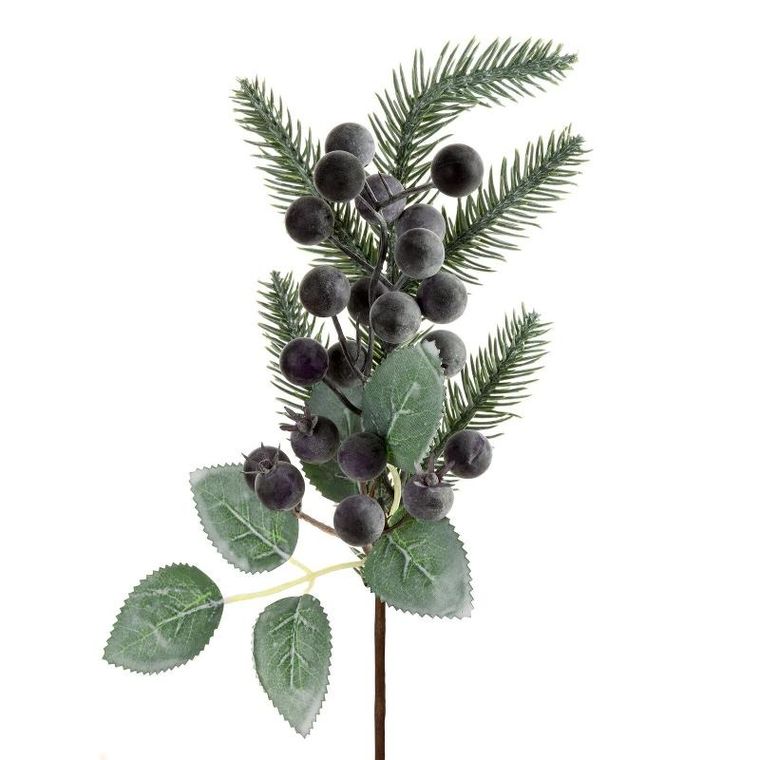 Eurofirany, gałązka świąteczna dekoracyjna, 10-30 cm, zielony