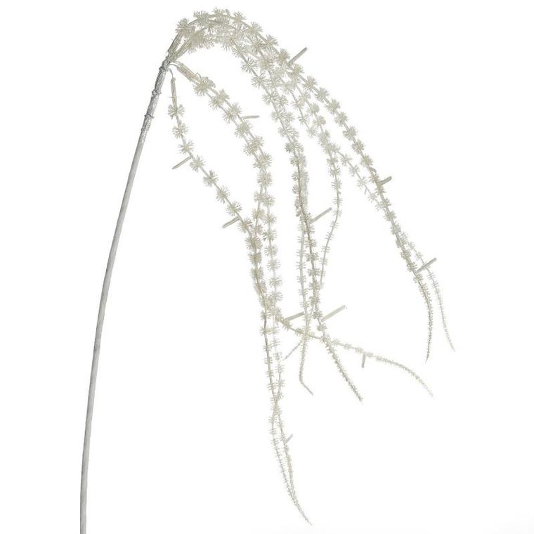 Eurofirany, gałązka świąteczna dekoracyjna, 10-90 cm, biały
