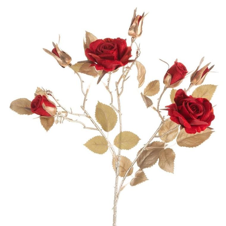 Eurofirany, gałązka świąteczna dekoracyjna, 20-64 cm, złoty