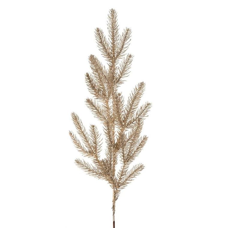 Eurofirany, gałązka świąteczna dekoracyjna, 20-80 cm, szampański