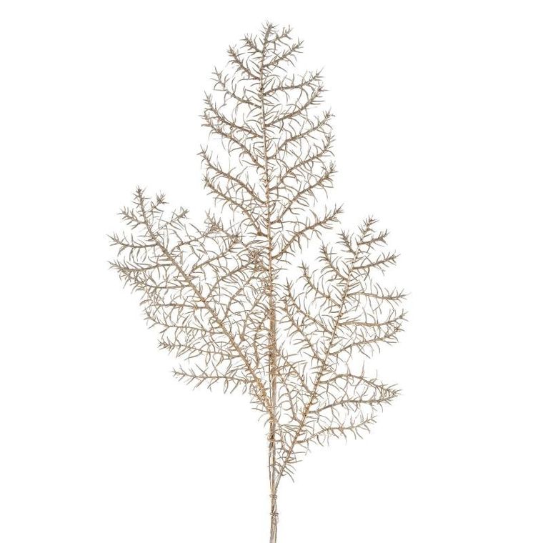 Eurofirany, gałązka świąteczna dekoracyjna, 20-86 cm, szampański