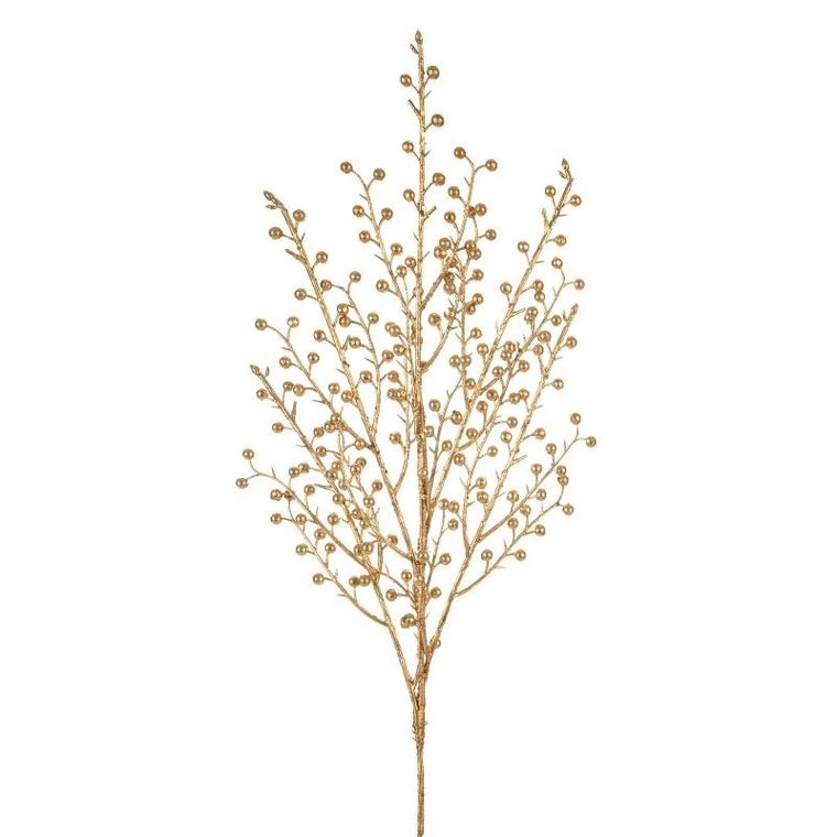 Eurofirany, gałązka świąteczna dekoracyjna, 22-56 cm, złoty