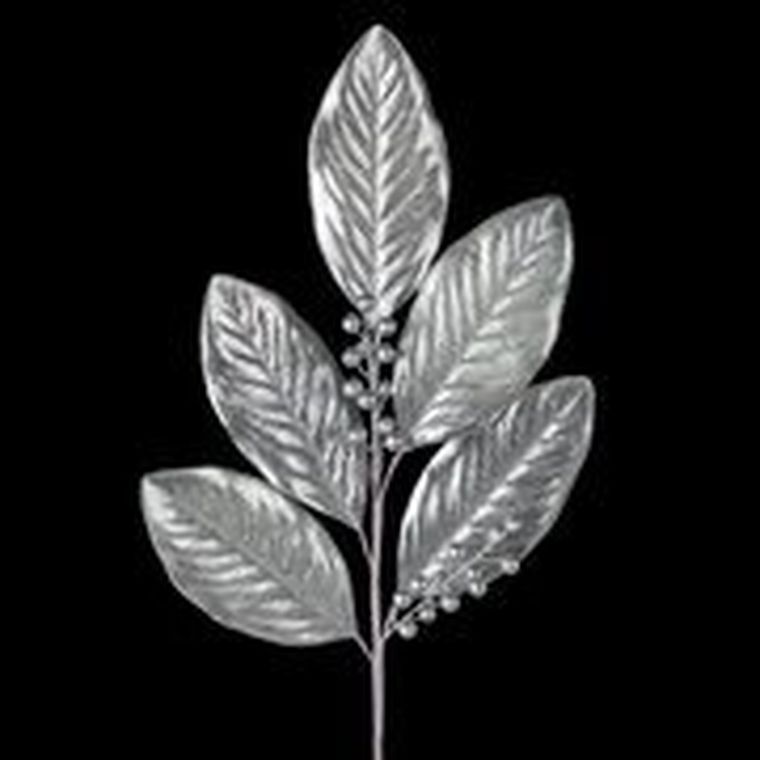 Eurofirany, gałązka świąteczna dekoracyjna, 25-80 cm, srebrny