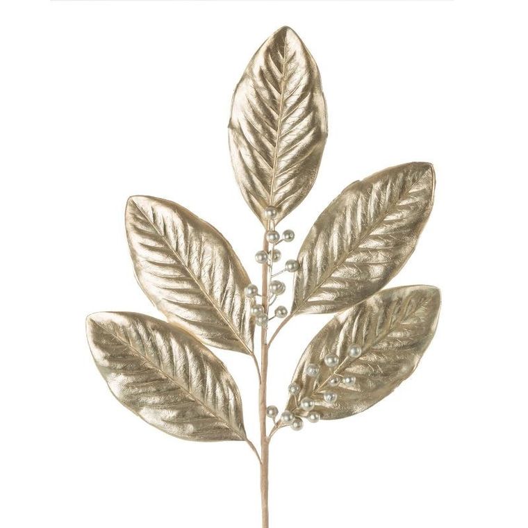 Eurofirany, gałązka świąteczna dekoracyjna, 25-80 cm, szampański