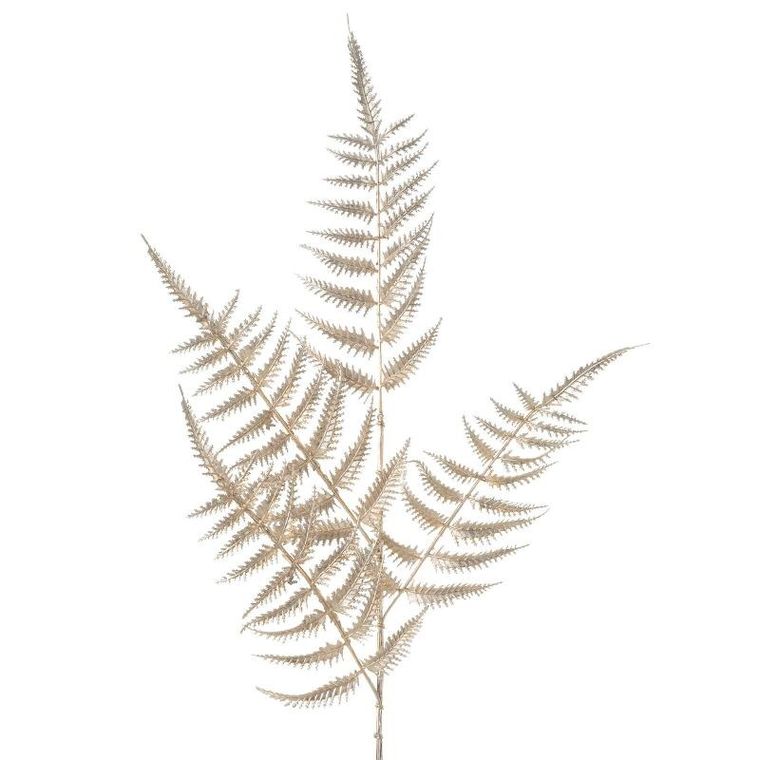 Eurofirany, gałązka świąteczna dekoracyjna, 30-76 cm, szampański