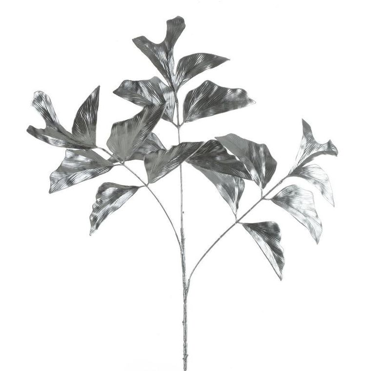 Eurofirany, gałązka świąteczna dekoracyjna, 30-80 cm, srebrny