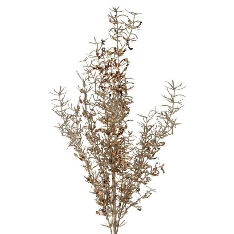 Eurofirany, gałązka świąteczna dekoracyjna, szampański, 9-65 cm