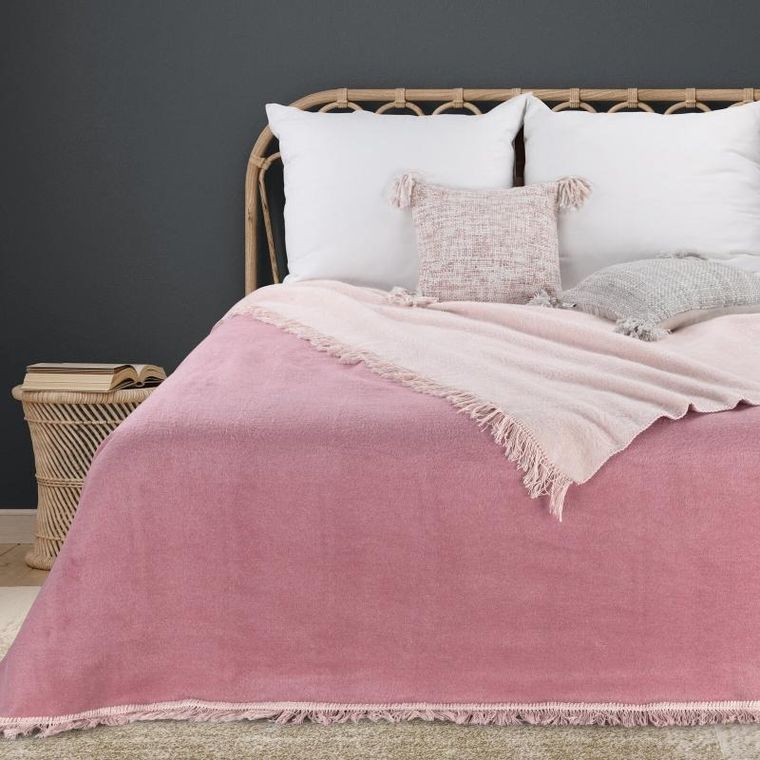 Eurofirany, koc akryl, 29, 220-240 cm, jasnoróżowy