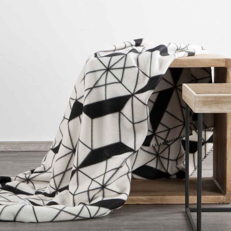 Eurofirany, koc d91 geo, 150-200 cm, beżowy