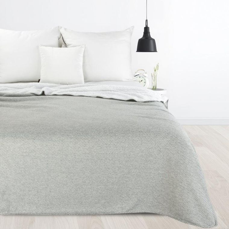 Eurofirany, koc panda, 150-200 cm, srebrny