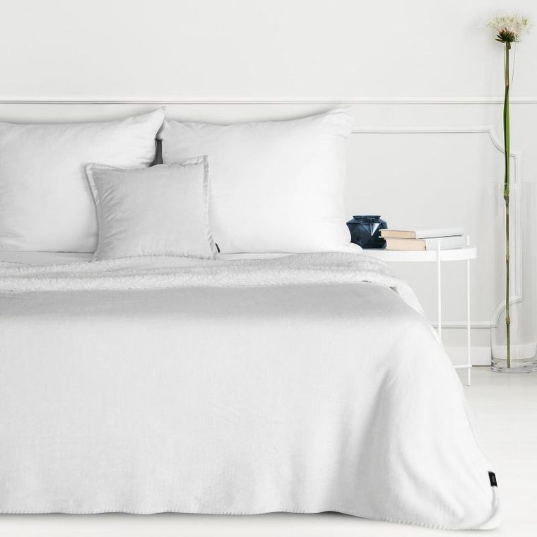 Eurofirany, koc Tedy, biały, 200-220 cm