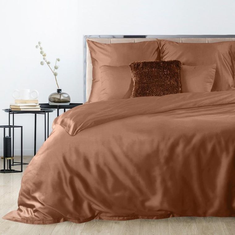 Eurofirany, komplet pościeli, Nova3, 180-200 cm, ceglasty