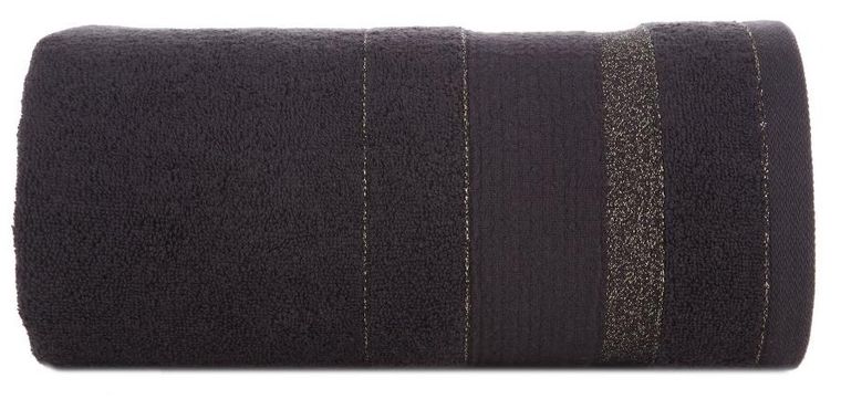 Eurofirany, komplet ręczników, April, 3 szt., czarny