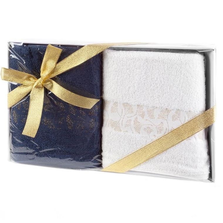 Eurofirany, komplet ręczników Blink, 38-24-5 cm, biały