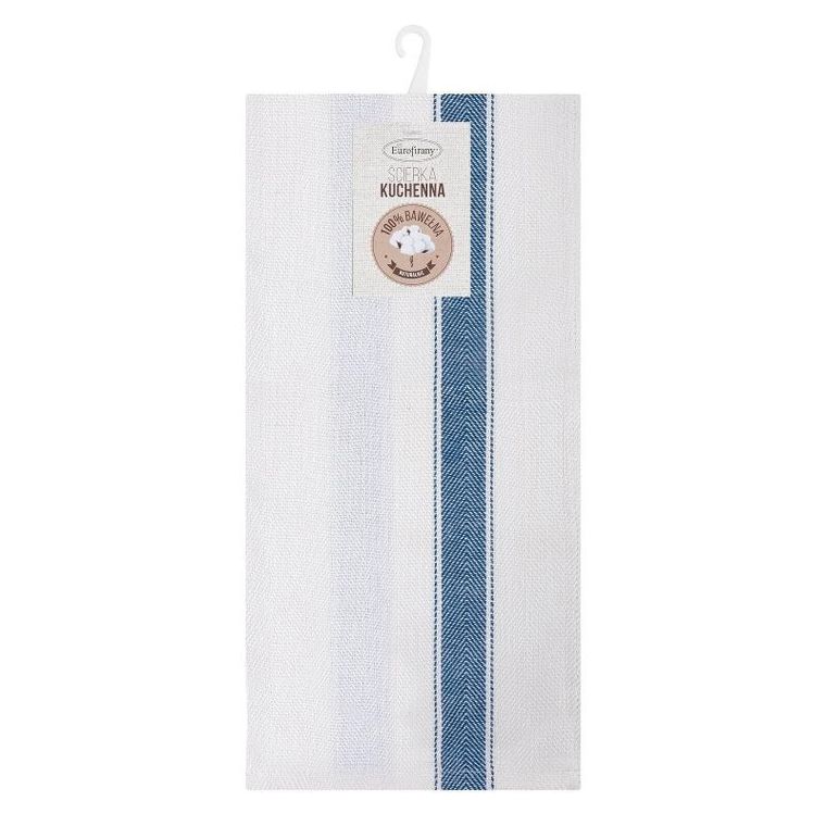 Eurofirany, komplet ręczników kuchennych, 2 szt., Sofia, 50-70 cm, niebieski