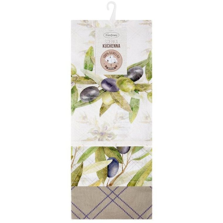 Eurofirany, komplet ręczników kuchennych, 3 szt., Olive, 50-75 cm, naturalny